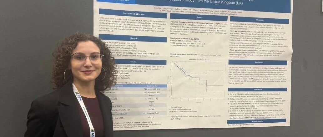 ASN壁报精选 | 研究者解读：英国队列10年回顾——AAV患者死亡率仍显著高企，感染是首要死因
