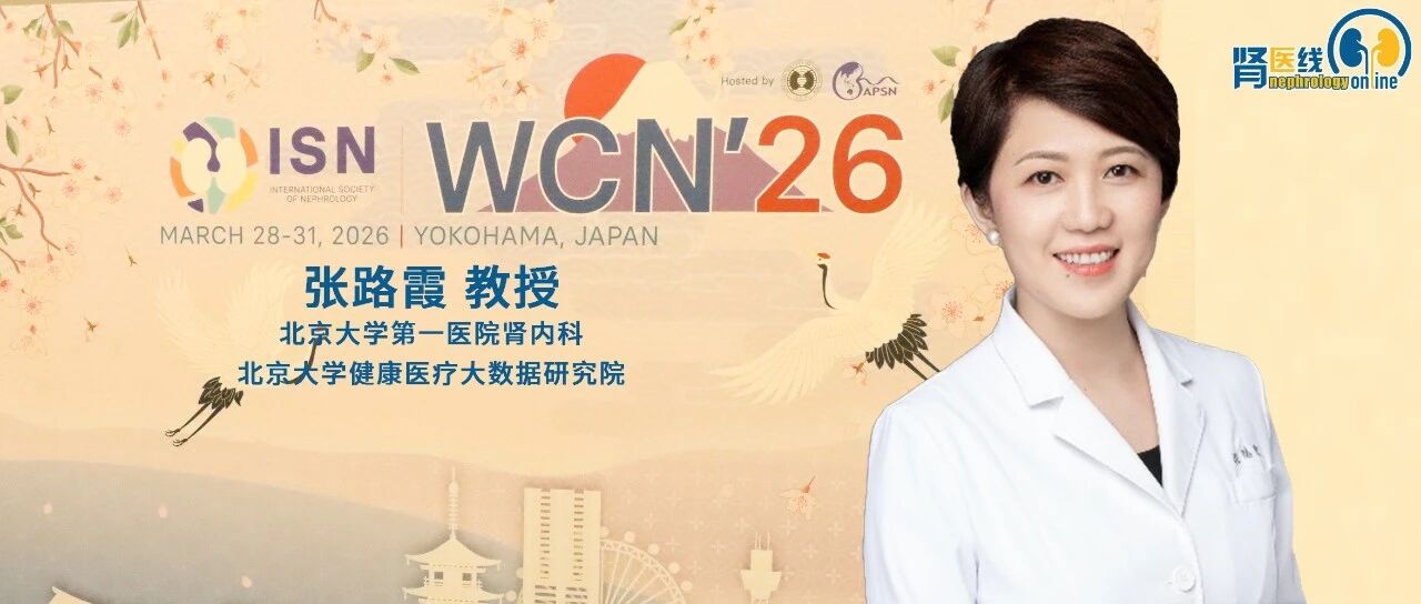 WCN中国之声丨北大张路霞教授做精彩报告，分享全球CKD诊断、检测最新进展
